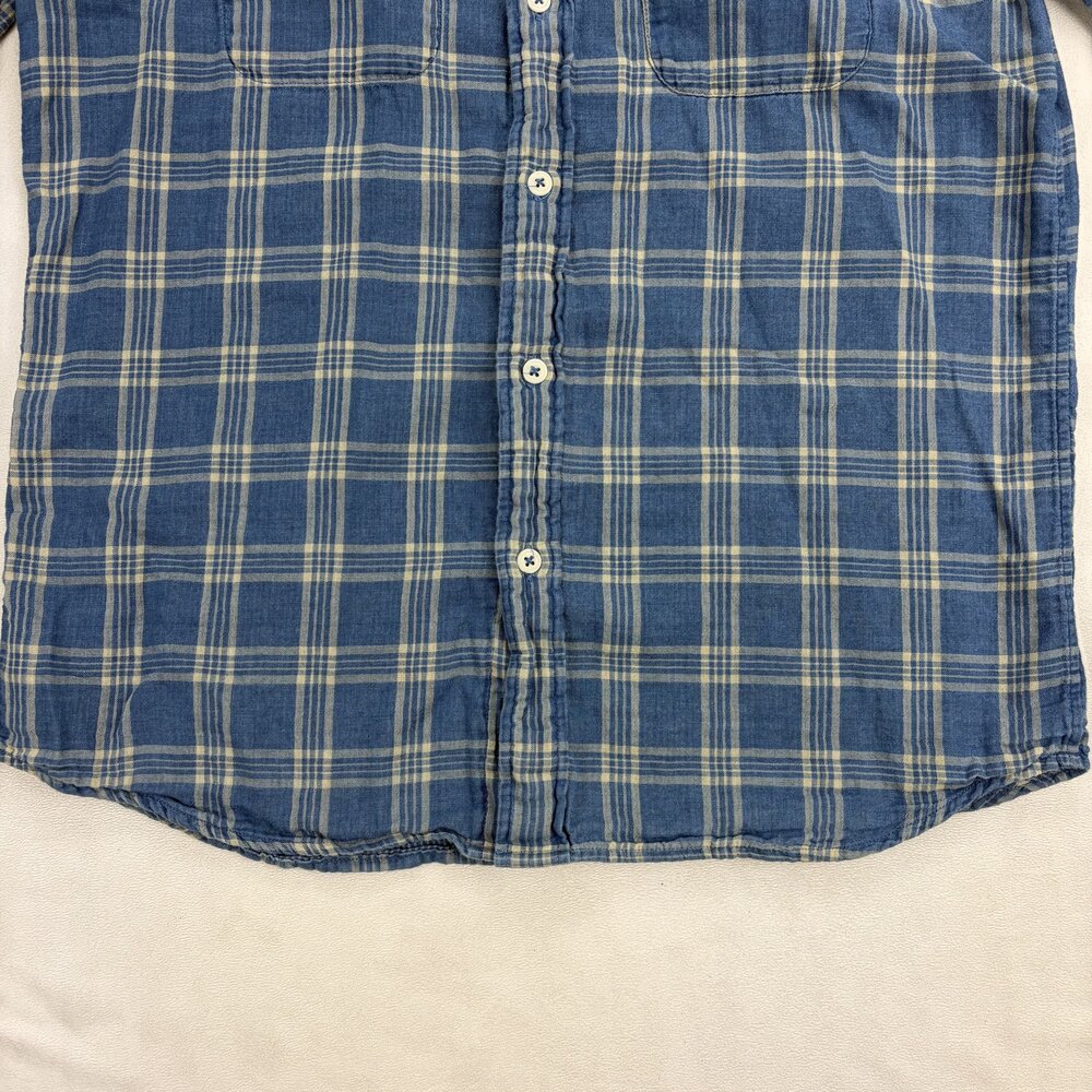 Faherty Reversible Plaid Button-Down Shirt - M - image 6